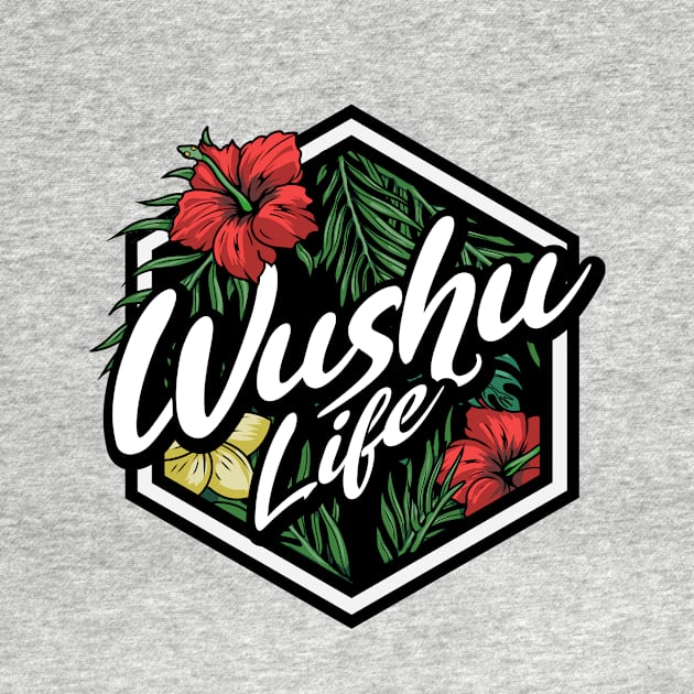 Floral Badge Wushu Life by walaodesigns